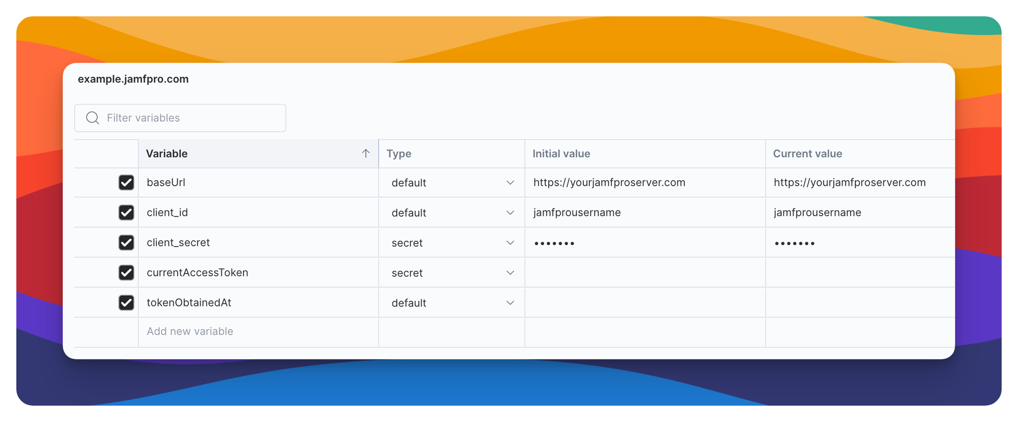 Part 1 - Setting up Postman with the Jamf Pro API